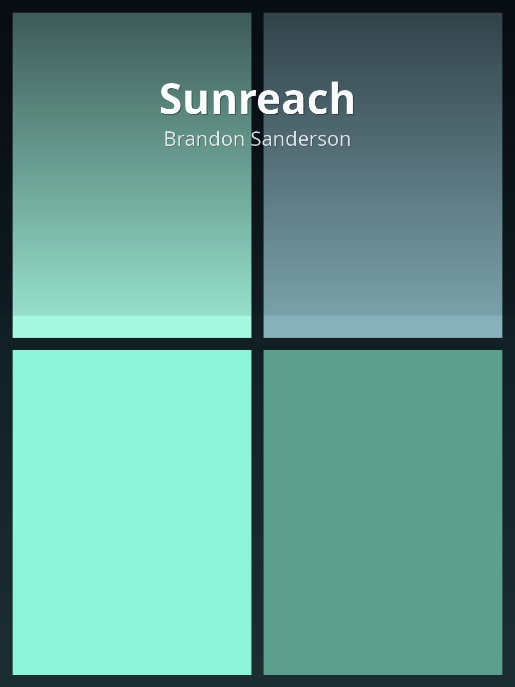 Sunreach by Brandon Sanderson book cover