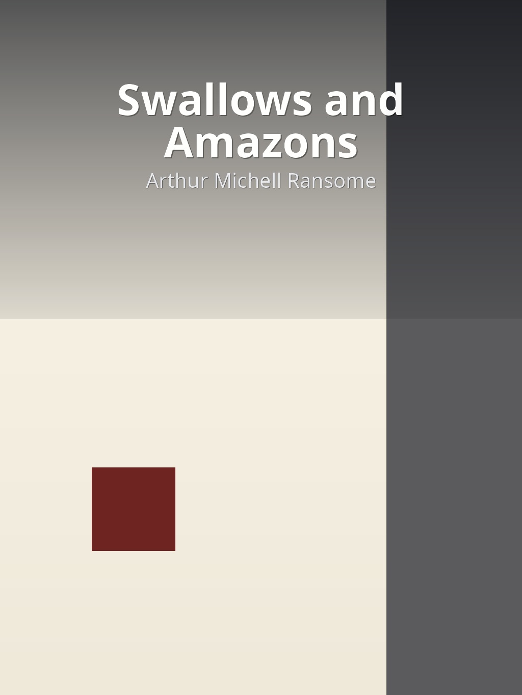 Swallows and Amazons by Arthur Michell Ransome book cover