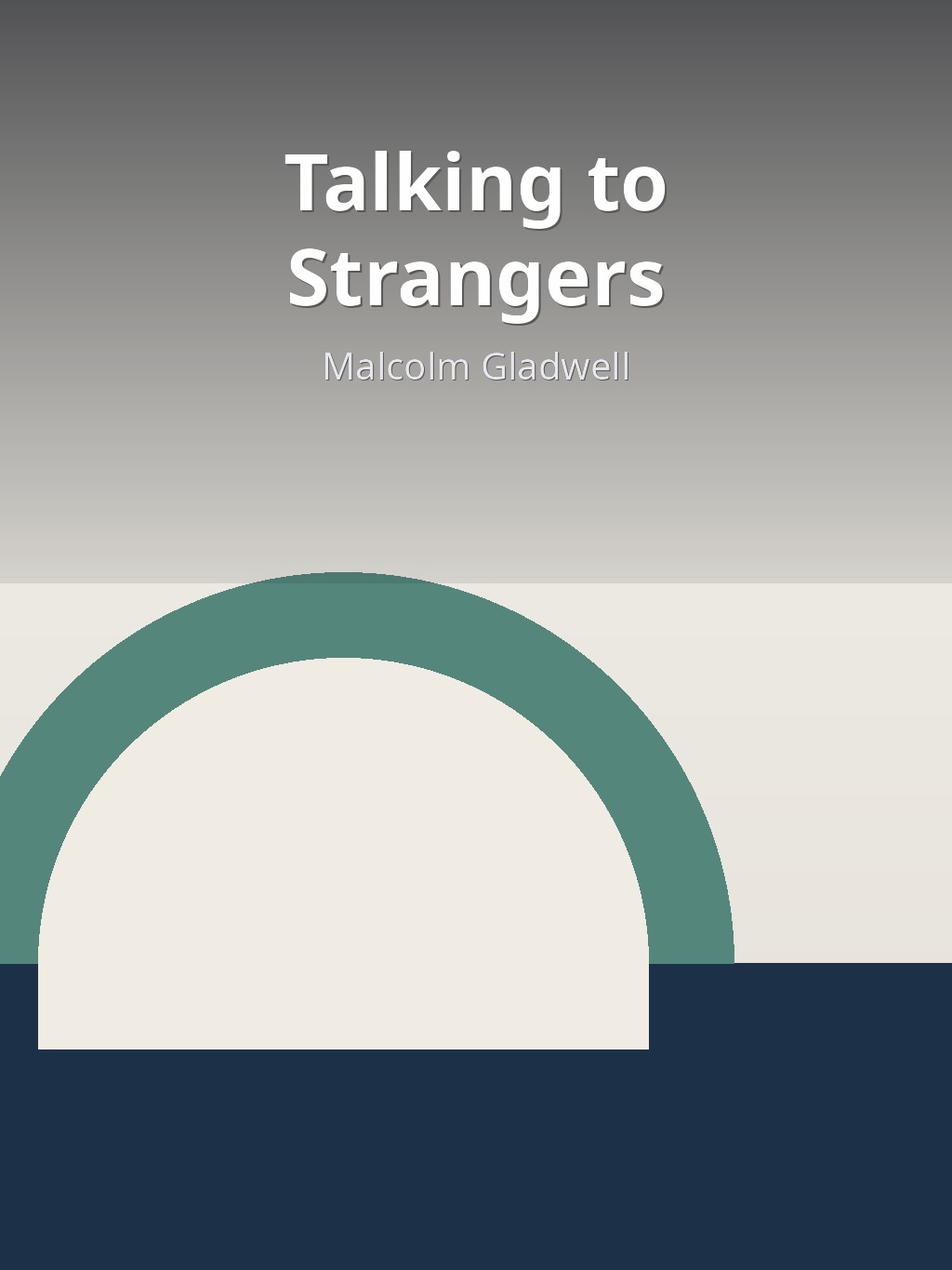 Talking to Strangers by Malcolm Gladwell book cover