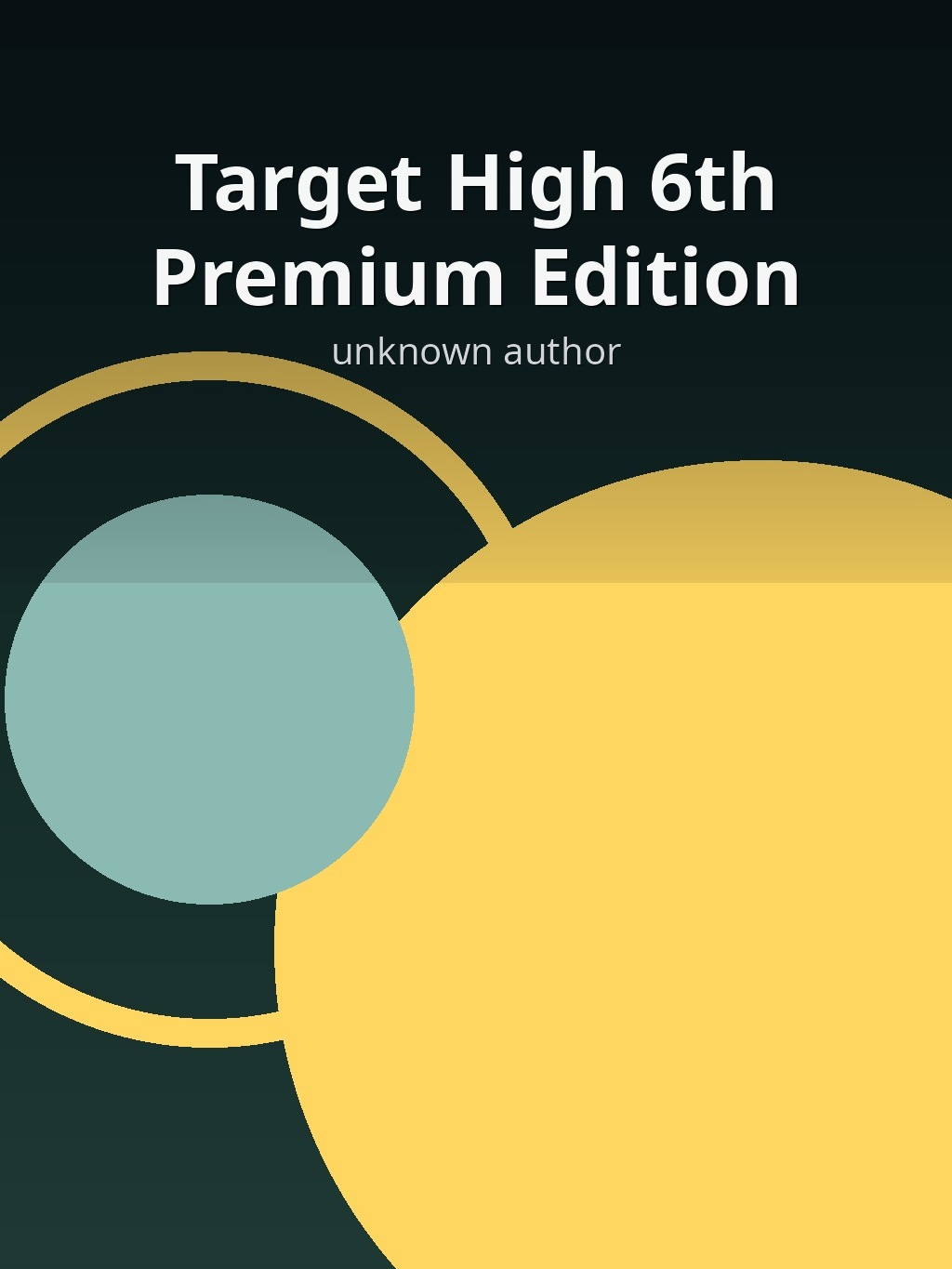 Target High 6th Premium Edition by unknown author book cover