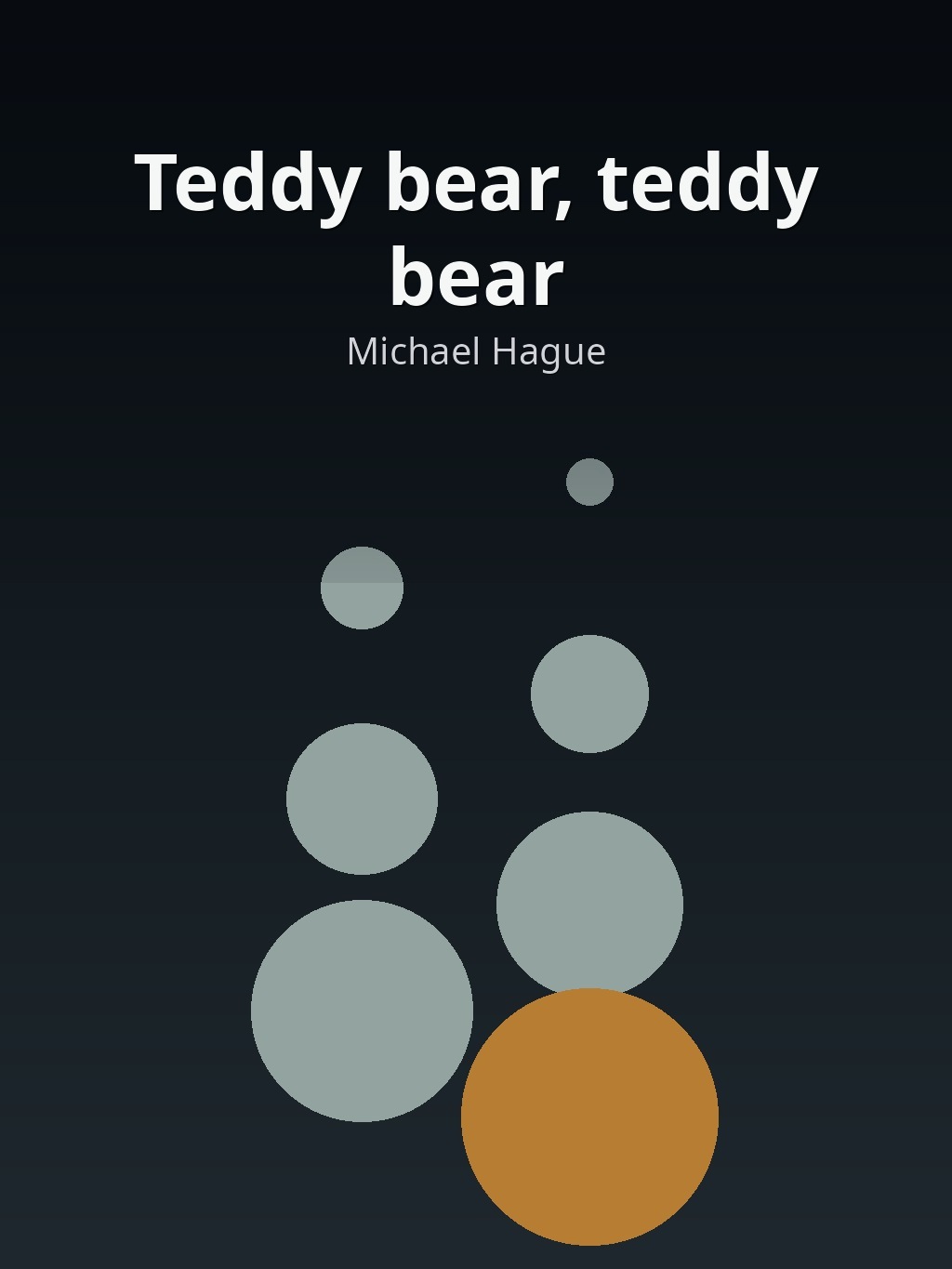Teddy bear, teddy bear by Michael Hague book cover