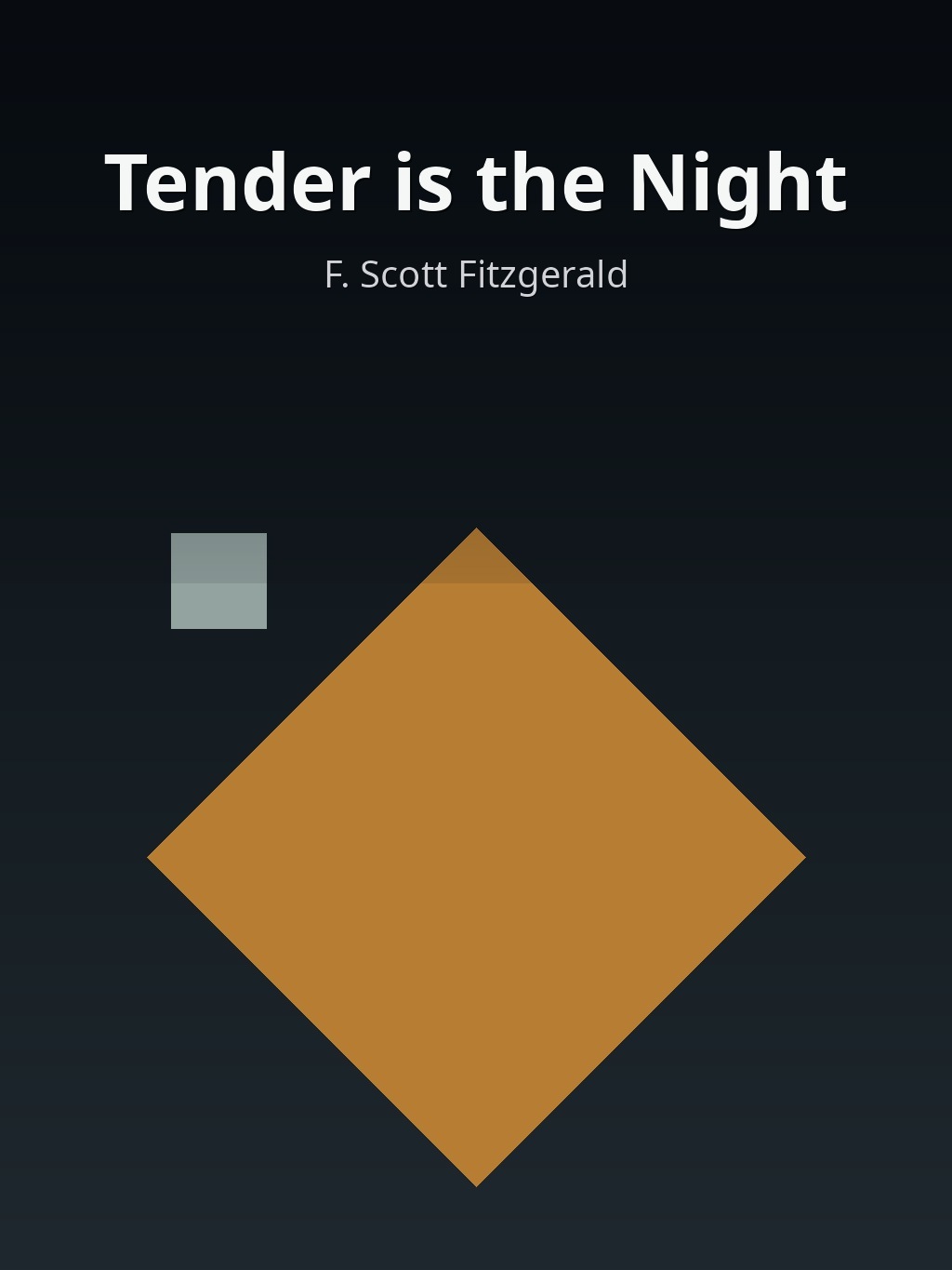 Tender is the Night by F. Scott Fitzgerald book cover