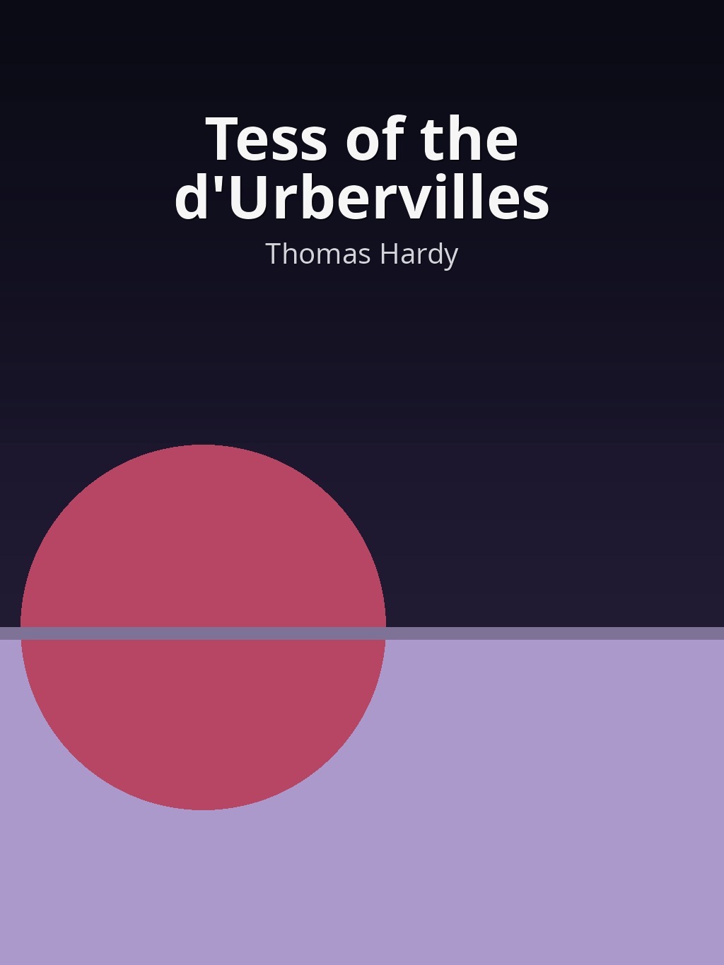 Tess of the d'Urbervilles by Thomas Hardy book cover