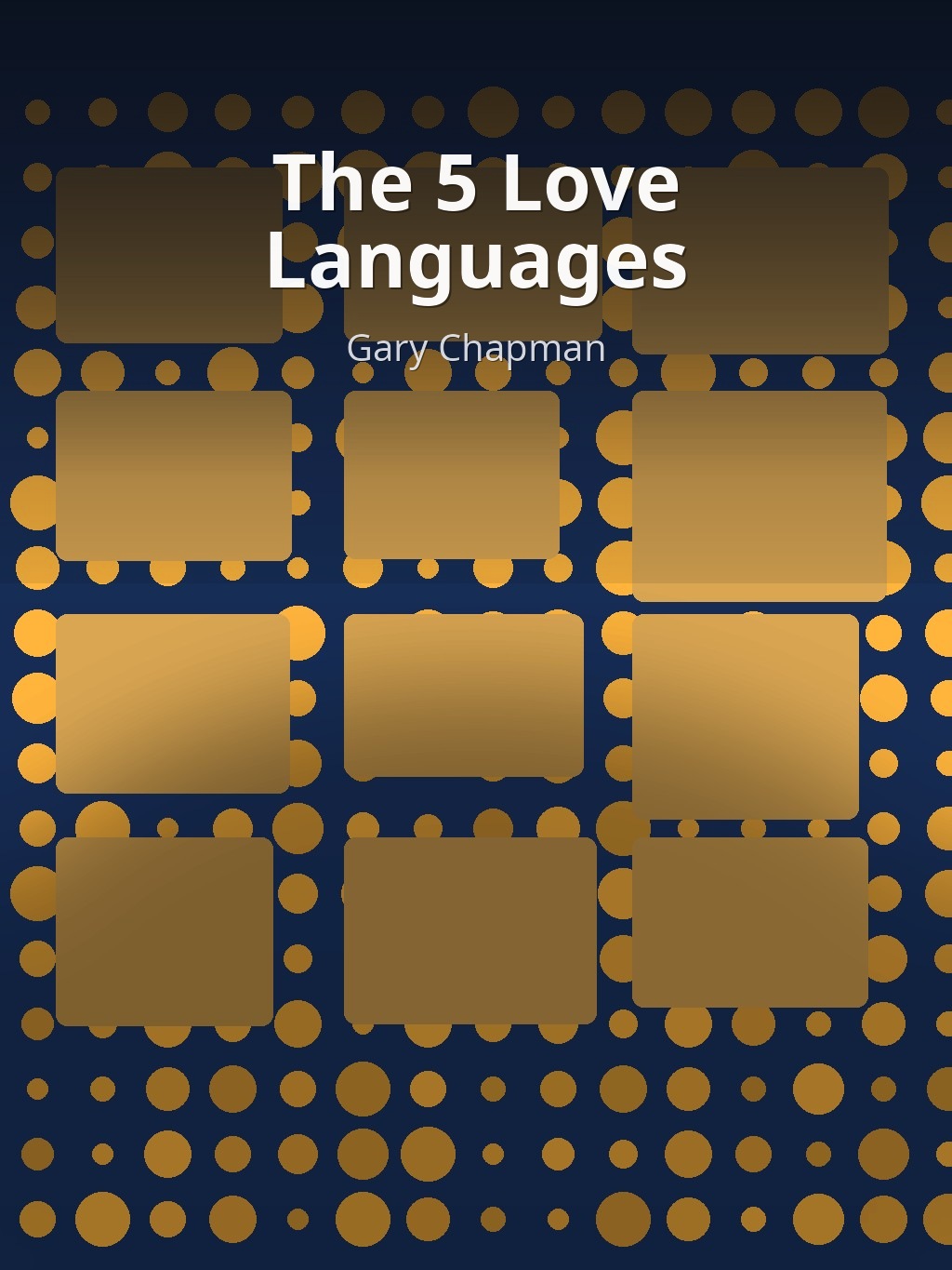 The 5 Love Languages by Gary Chapman book cover