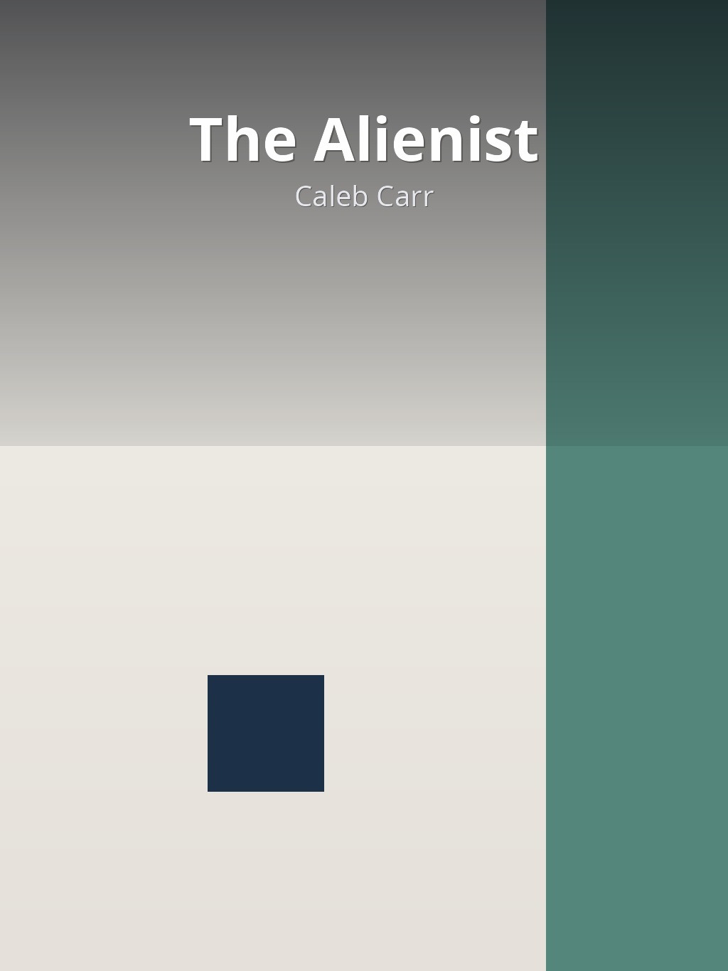 The Alienist by Caleb Carr book cover