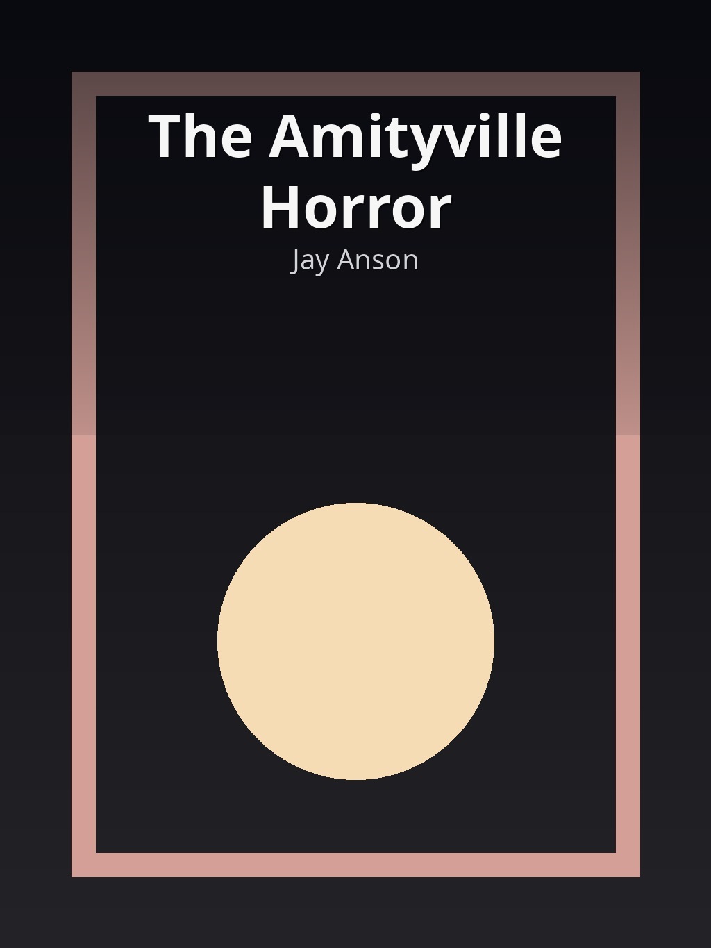 The Amityville Horror by Jay Anson book cover