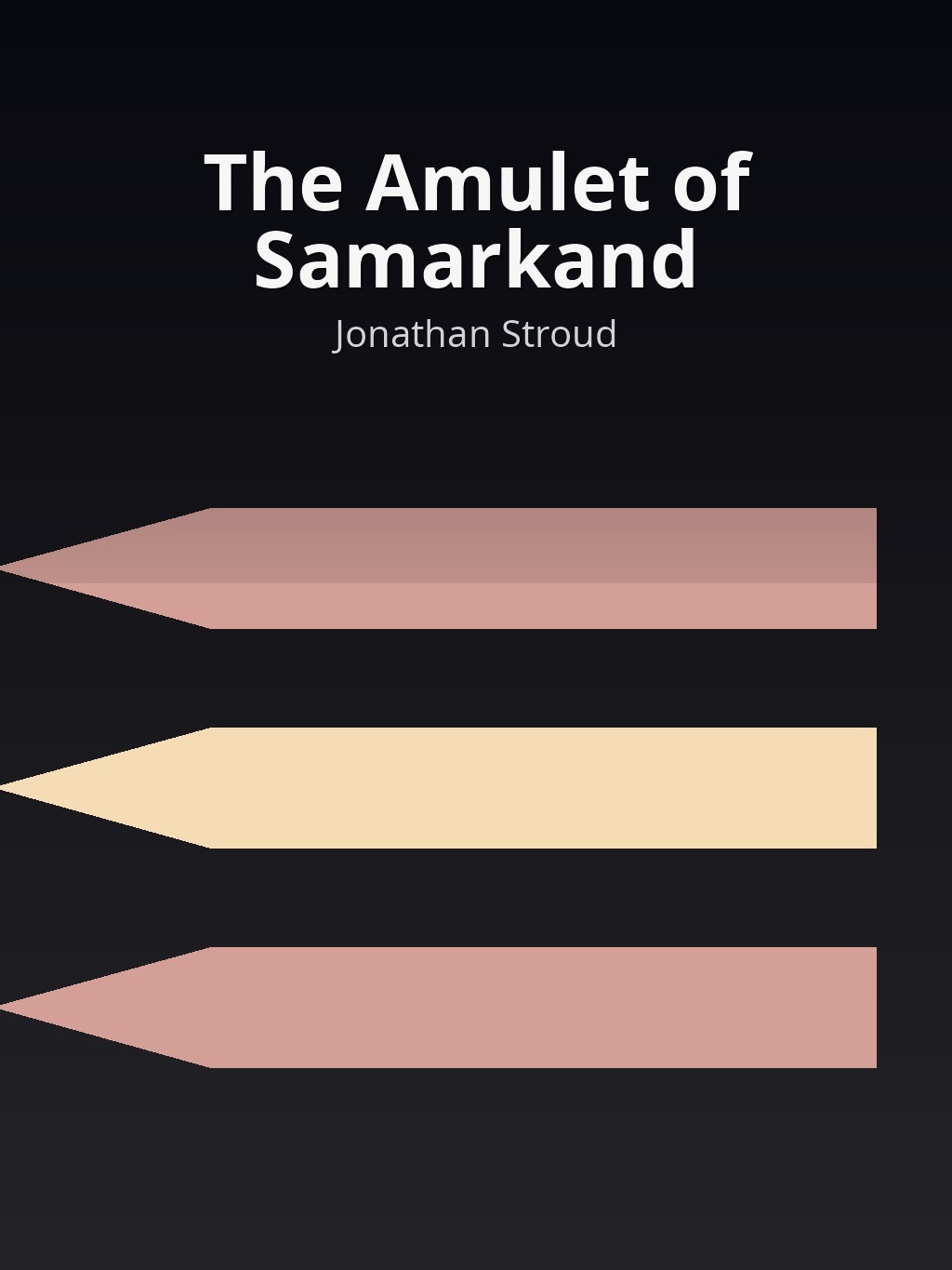 The Amulet of Samarkand by Jonathan Stroud book cover