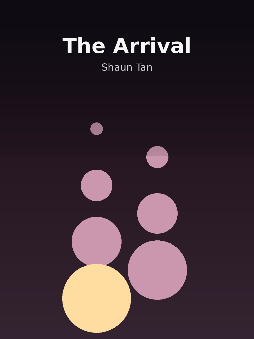 The Arrival by Shaun Tan book cover
