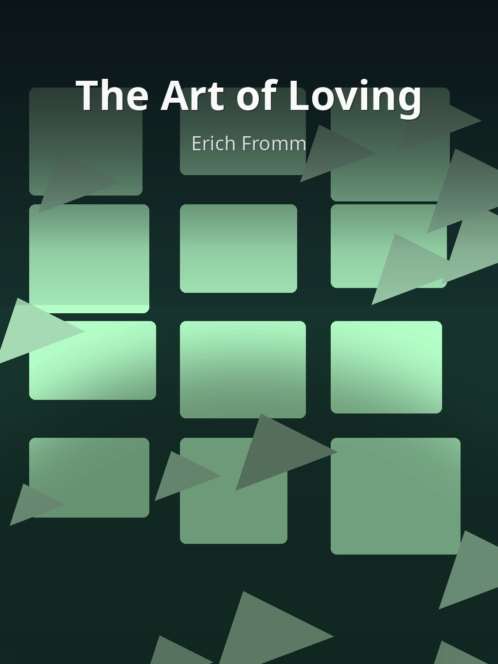 The Art of Loving by Erich Fromm book cover