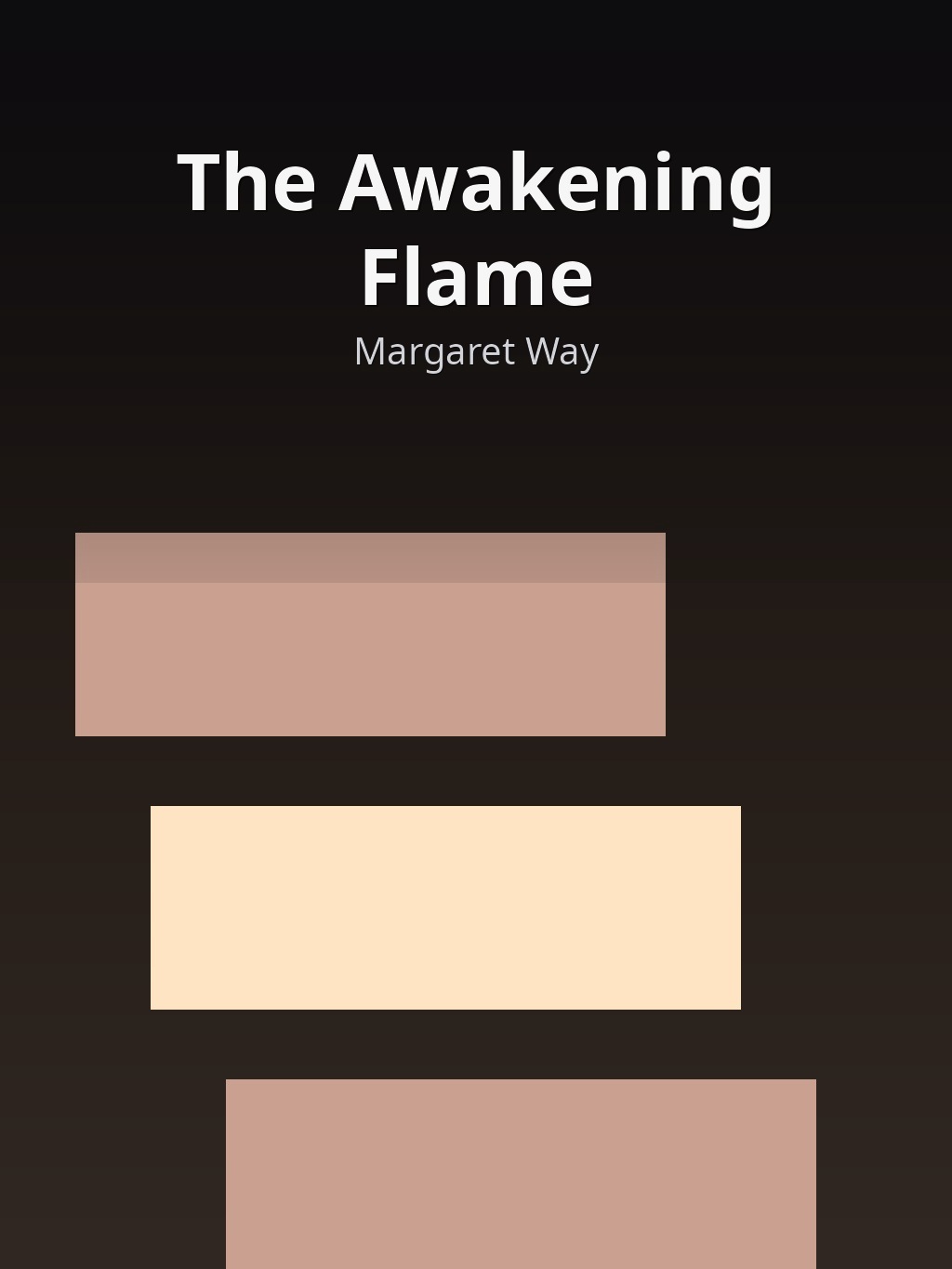 The Awakening Flame by Margaret Way book cover