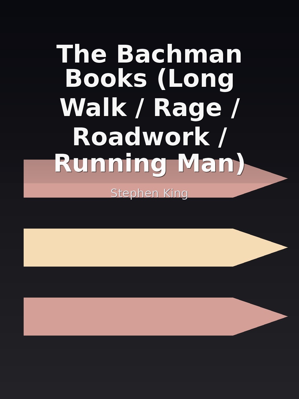 The Bachman Books (Long Walk / Rage / Roadwork / Running Man) by Stephen King book cover