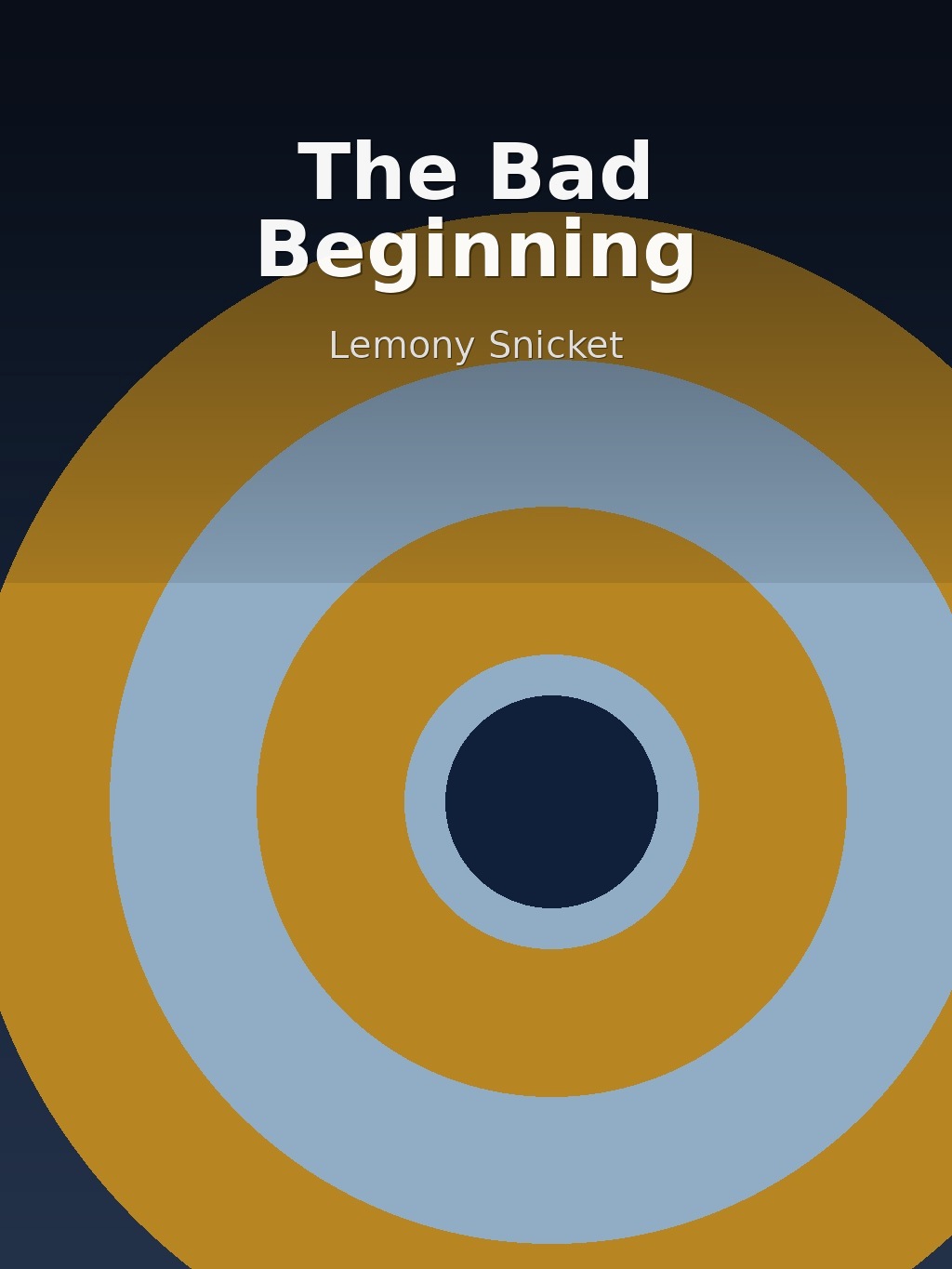 The Bad Beginning by Lemony Snicket book cover