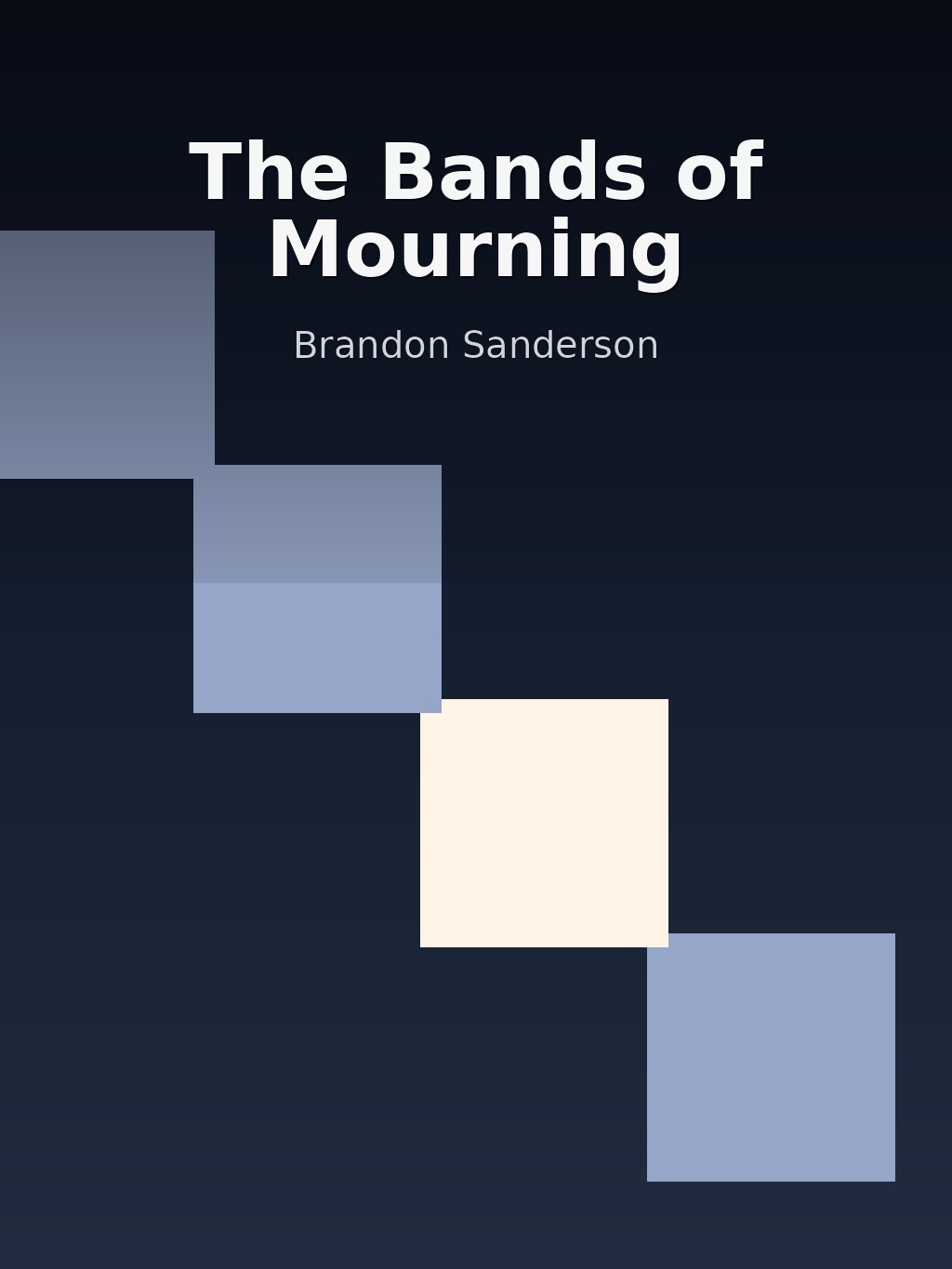The Bands of Mourning by Brandon Sanderson book cover