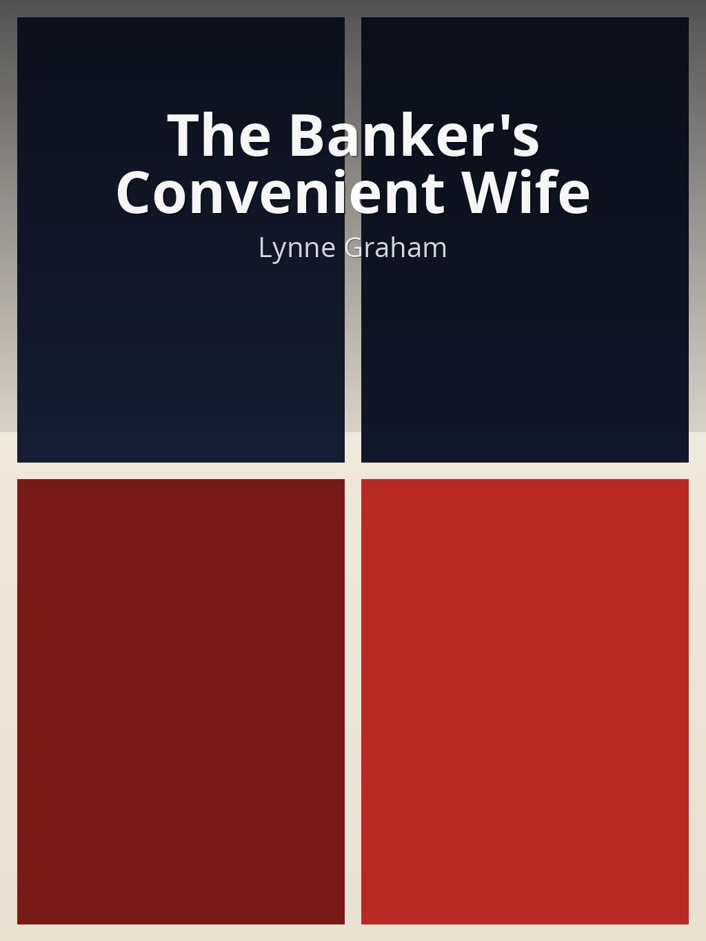 The Banker's Convenient Wife by Lynne Graham book cover