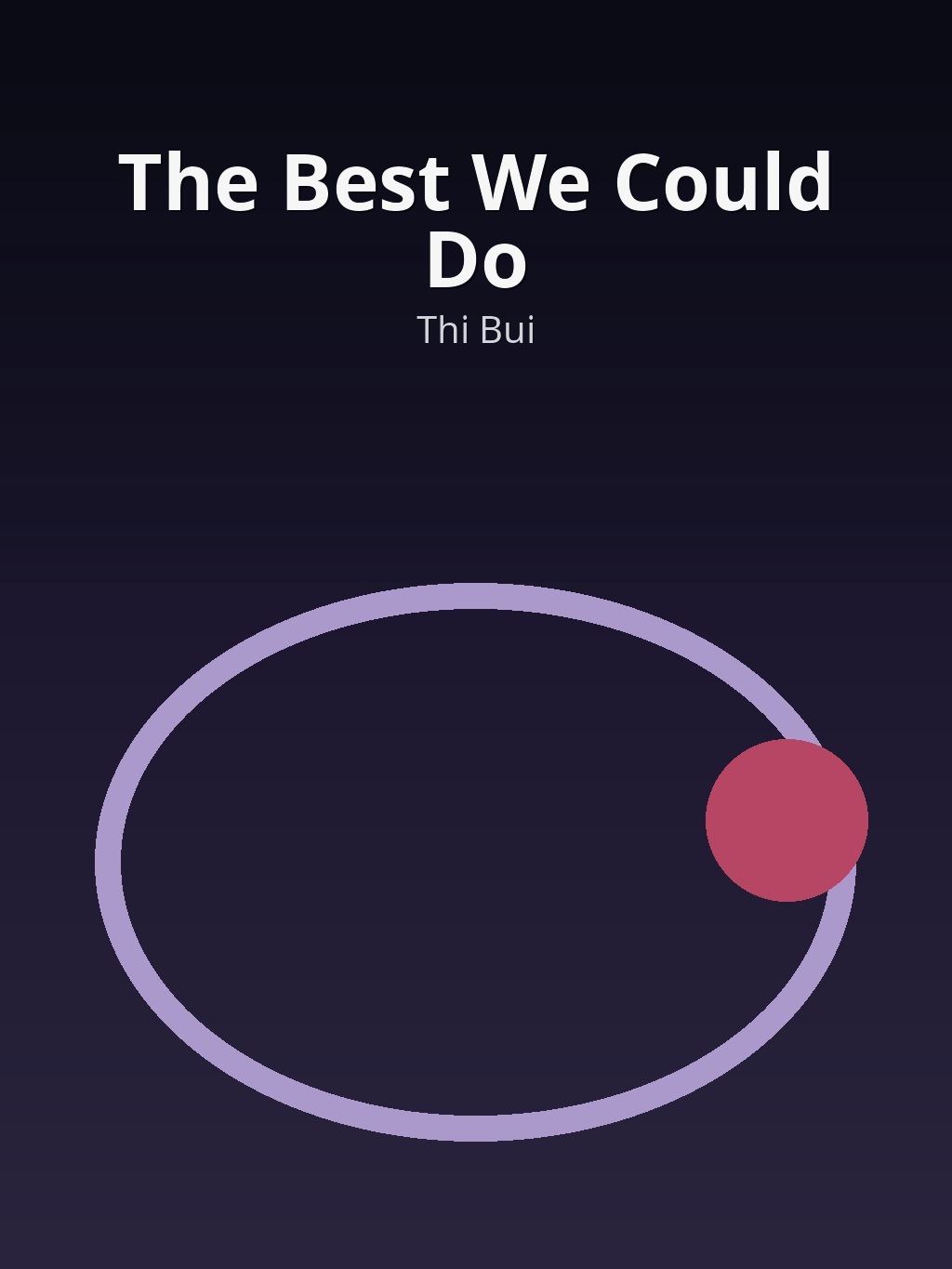 The Best We Could Do by Thi Bui book cover