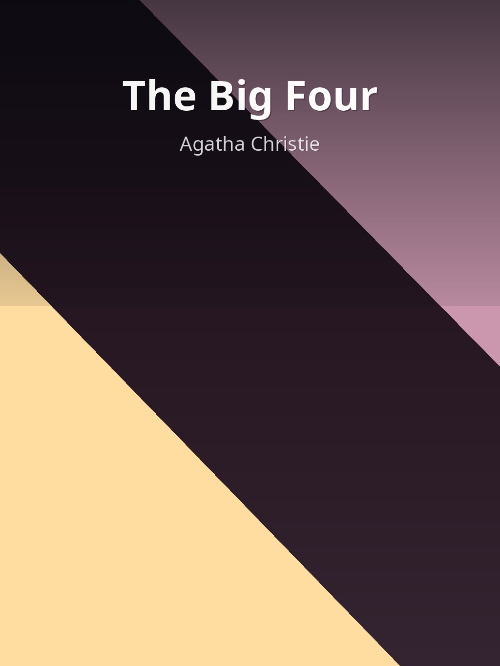 The Big Four by Agatha Christie book cover