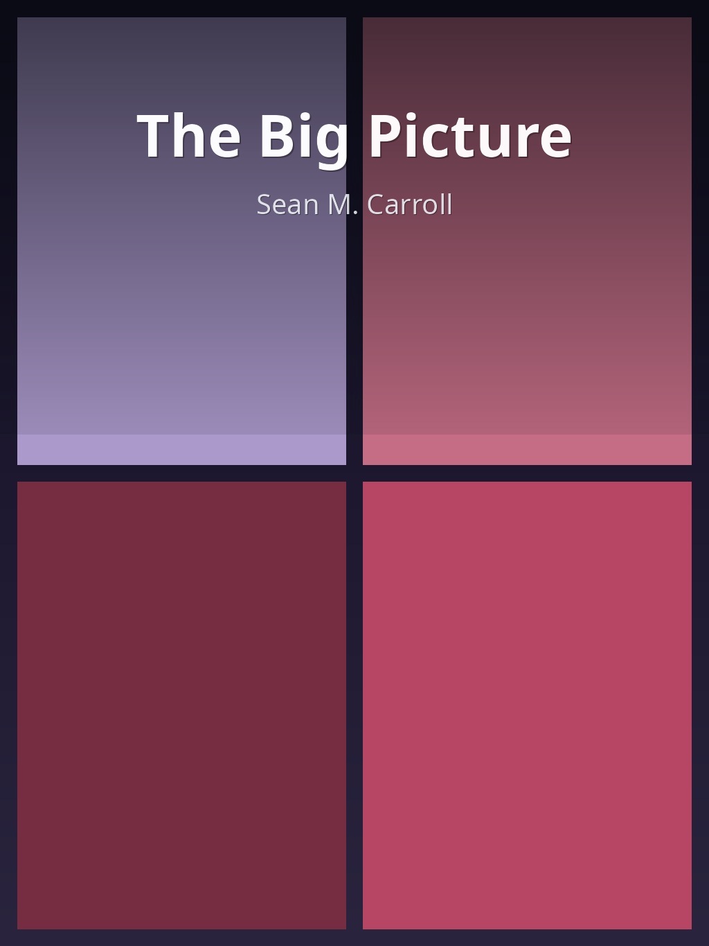 The Big Picture by Sean M. Carroll book cover