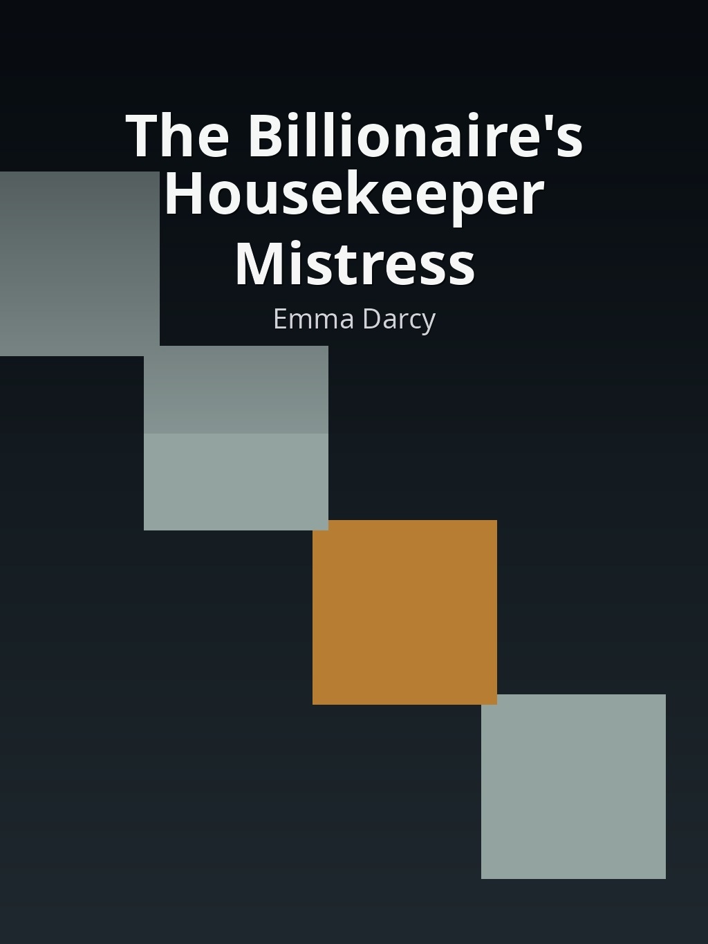 The Billionaire's Housekeeper Mistress by Emma Darcy book cover