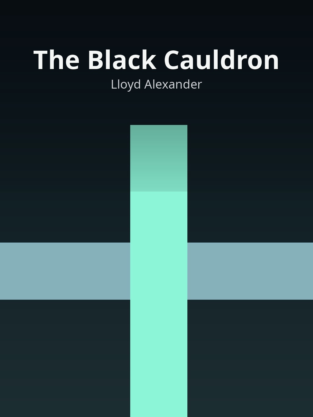 The Black Cauldron by Lloyd Alexander book cover