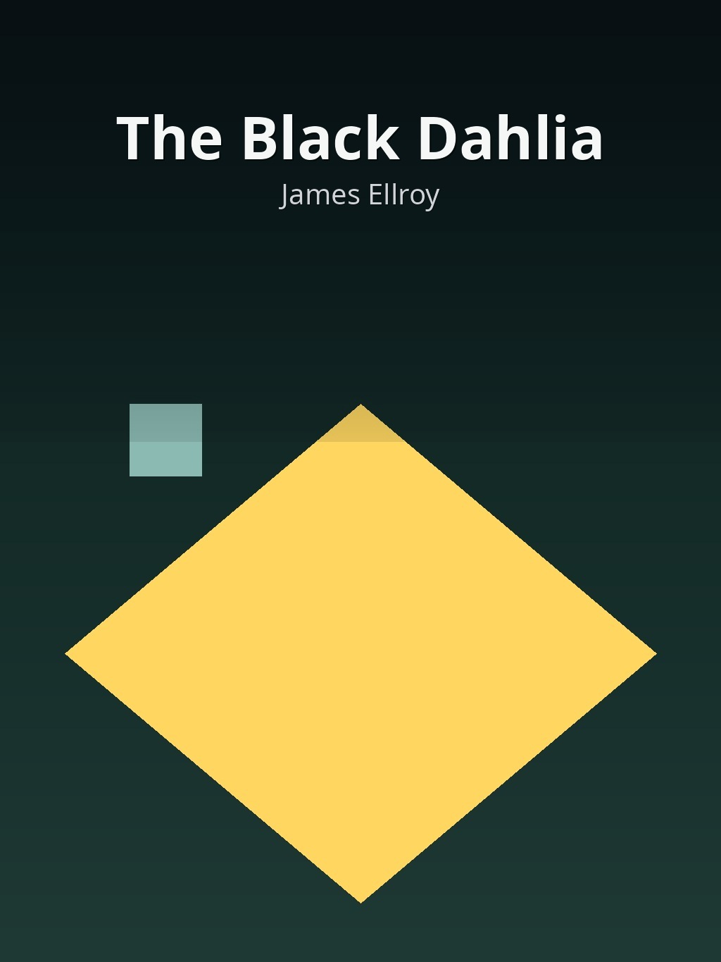 The Black Dahlia by James Ellroy book cover