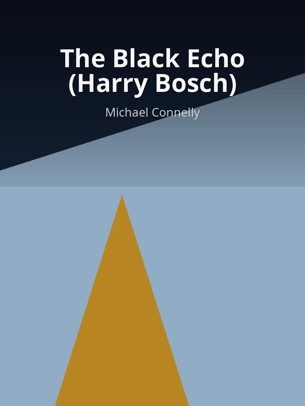 The Black Echo (Harry Bosch) by Michael Connelly book cover
