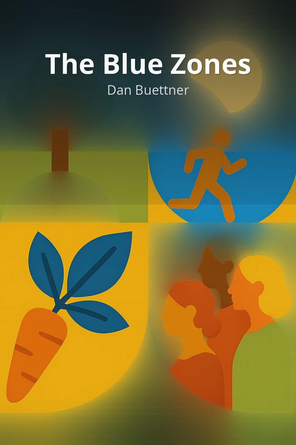 The Blue Zones by Dan Buettner book cover