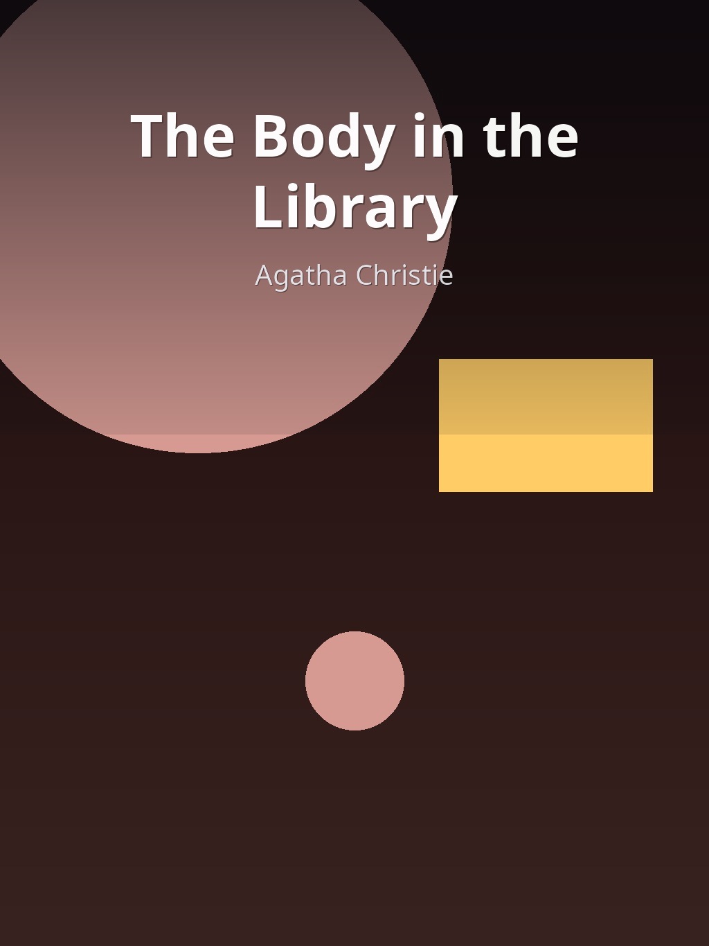 The Body in the Library by Agatha Christie book cover