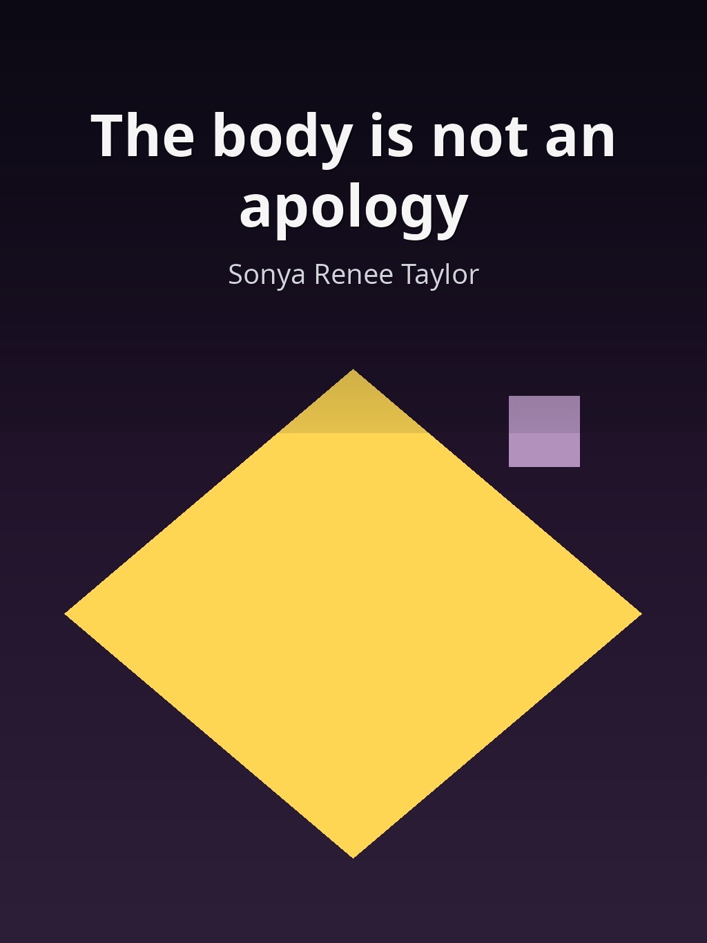 The body is not an apology by Sonya Renee Taylor book cover