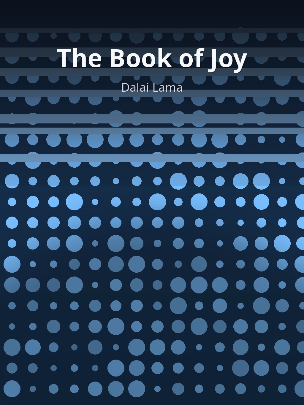 The Book of Joy by Dalai Lama book cover