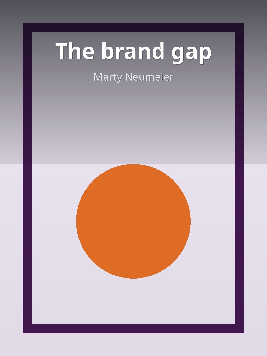 The brand gap by Marty Neumeier book cover