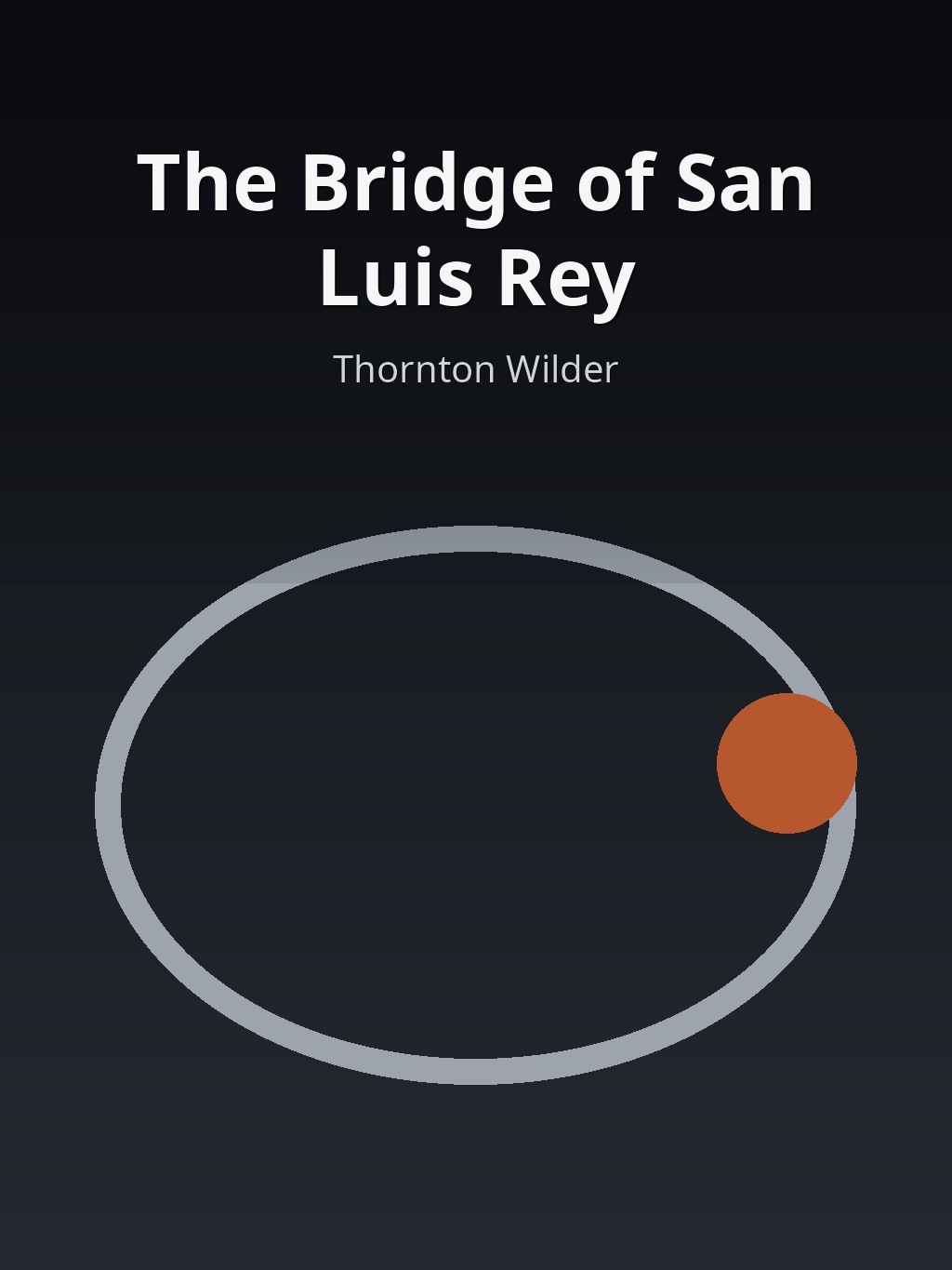 The Bridge of San Luis Rey by Thornton Wilder book cover
