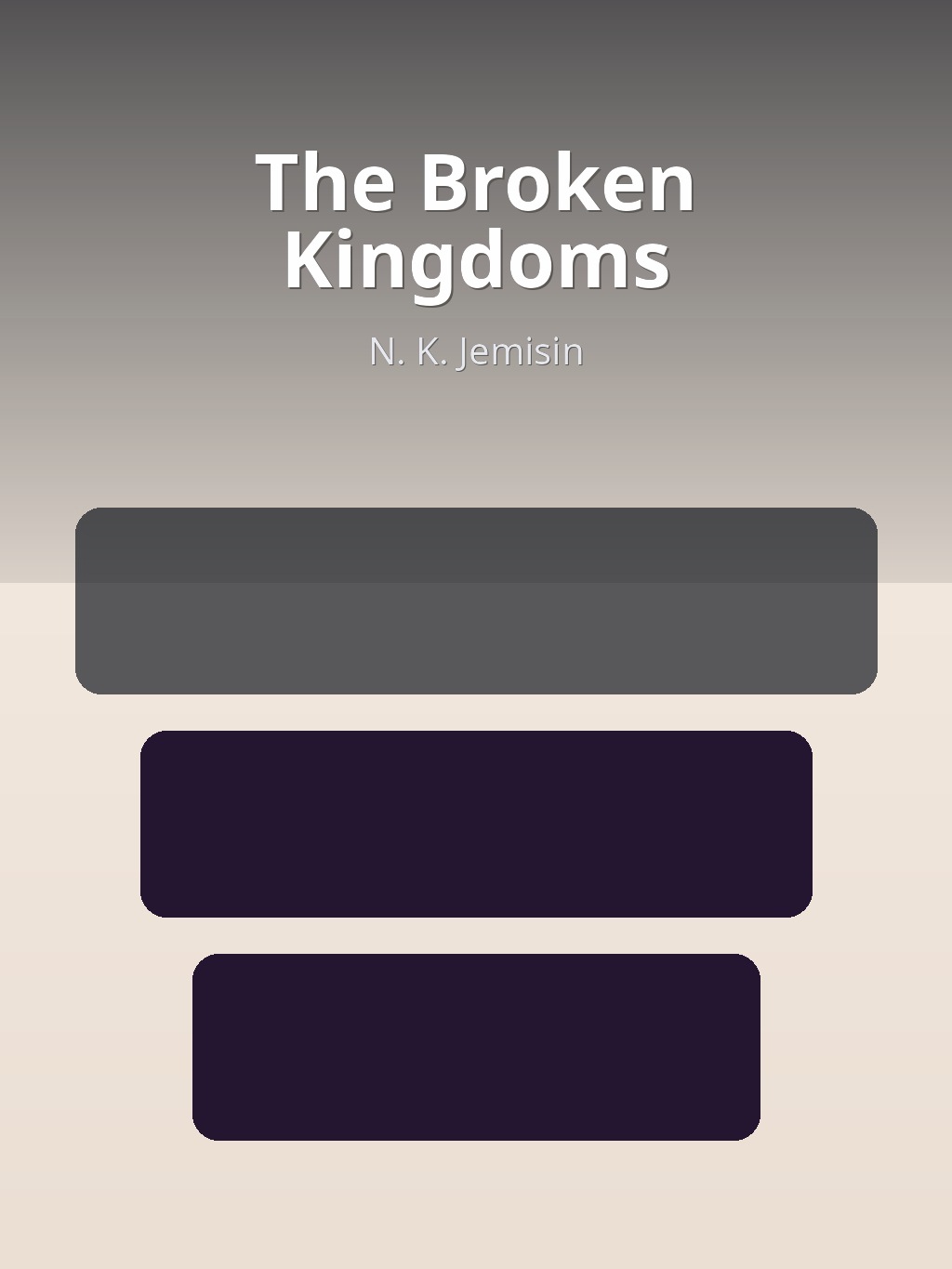 The Broken Kingdoms by N. K. Jemisin book cover