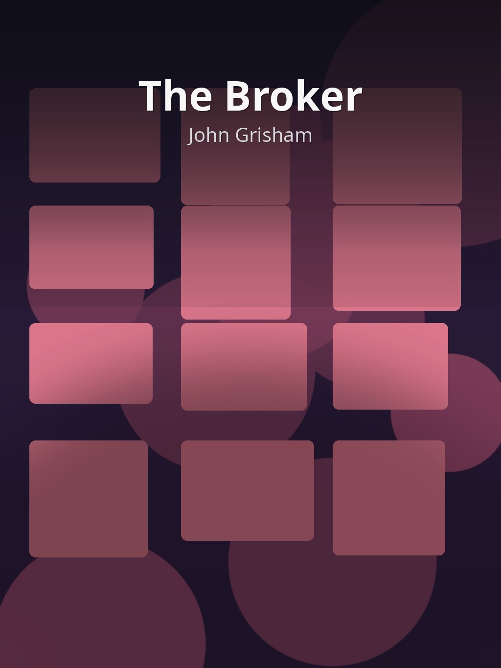 The Broker by John Grisham book cover