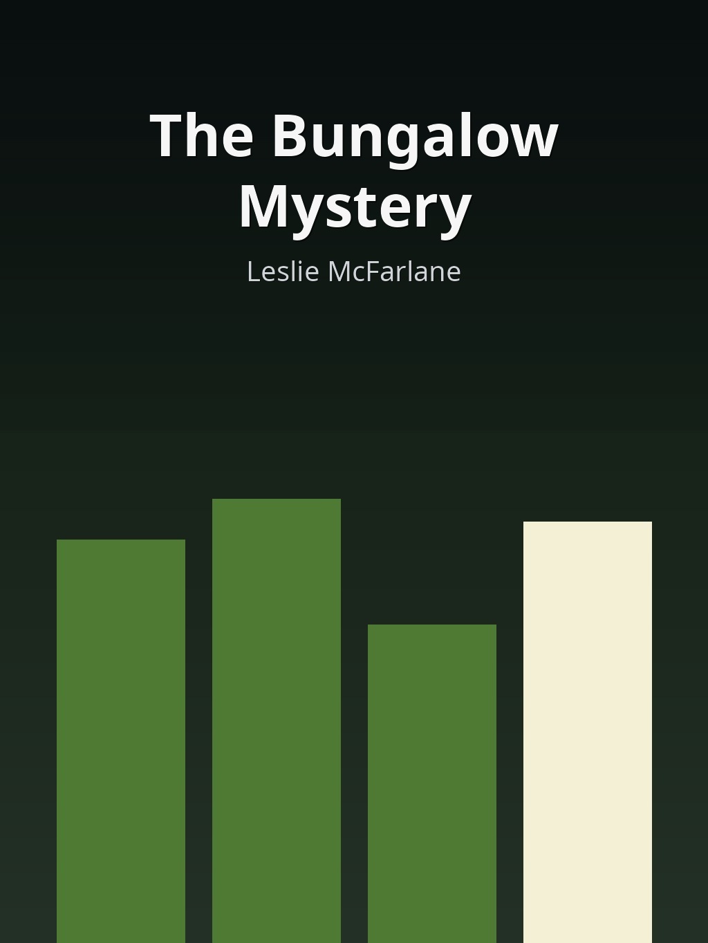 The Bungalow Mystery by Leslie McFarlane book cover