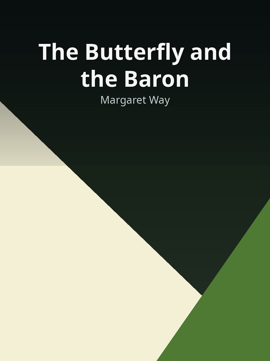 The Butterfly and the Baron by Margaret Way book cover