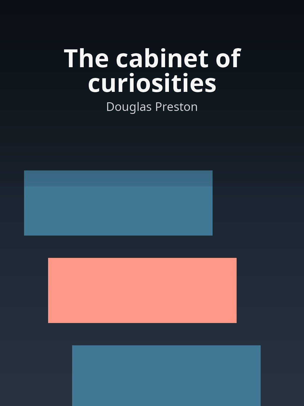The cabinet of curiosities by Douglas Preston book cover