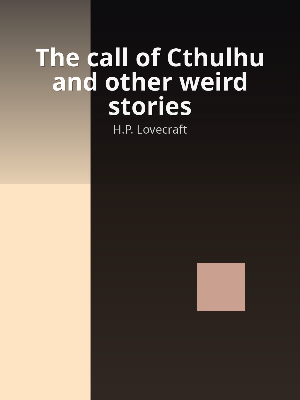 The call of Cthulhu and other weird stories by H.P. Lovecraft book cover