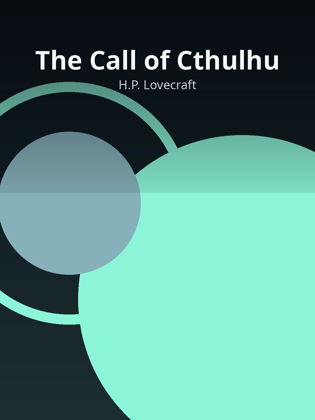 The Call of Cthulhu by H.P. Lovecraft book cover