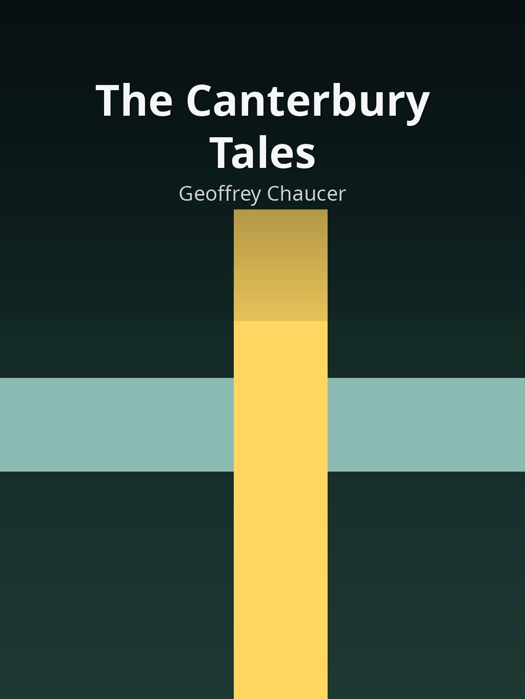 The Canterbury Tales by Geoffrey Chaucer book cover