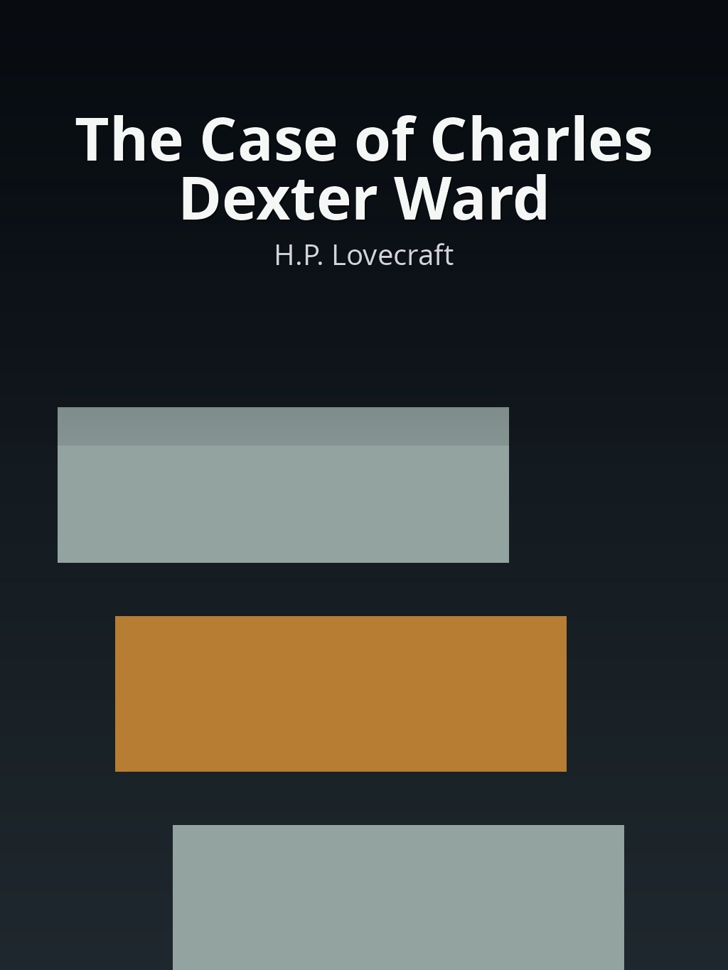 The Case of Charles Dexter Ward by H.P. Lovecraft book cover