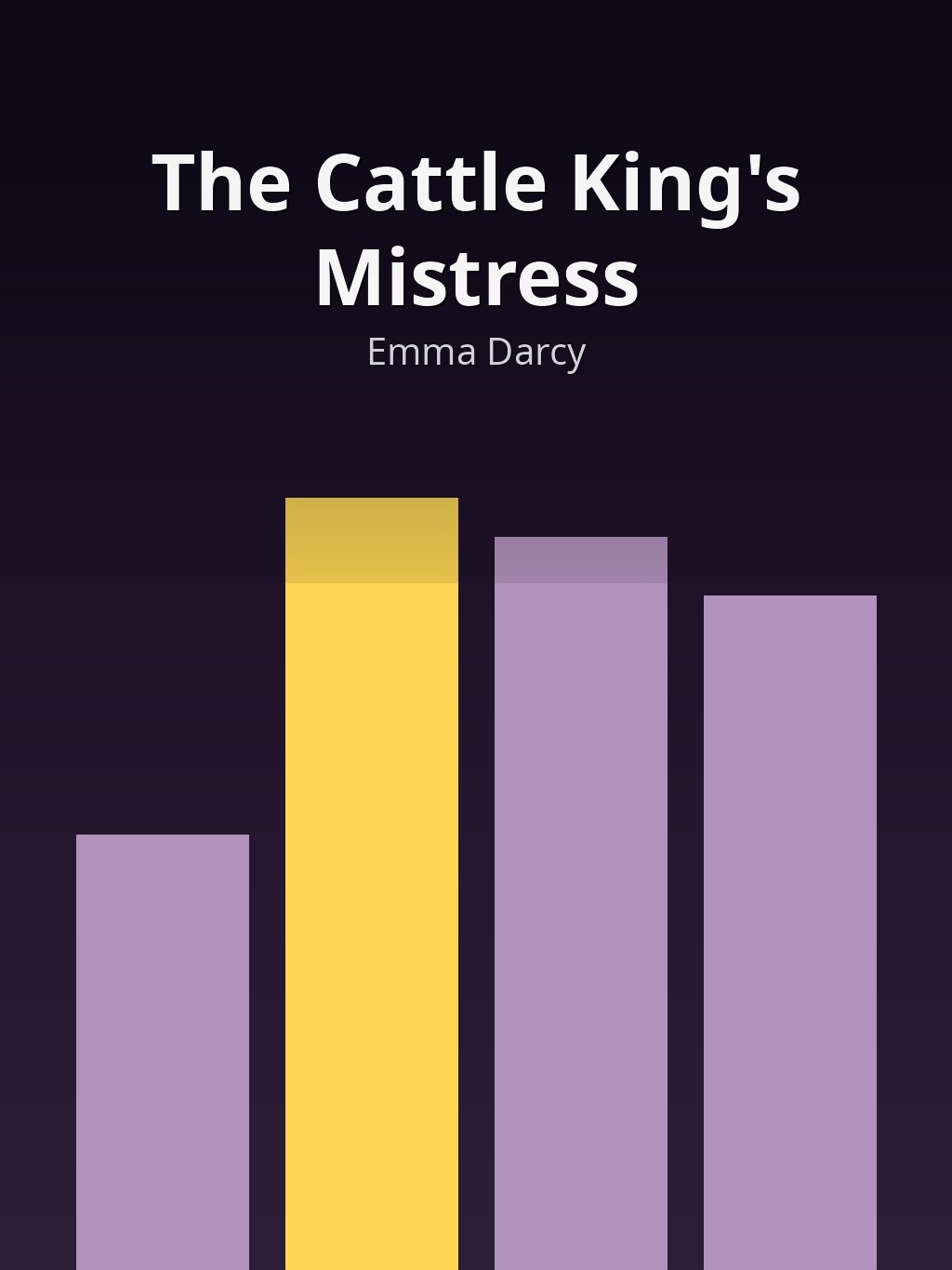 The Cattle King's Mistress by Emma Darcy book cover