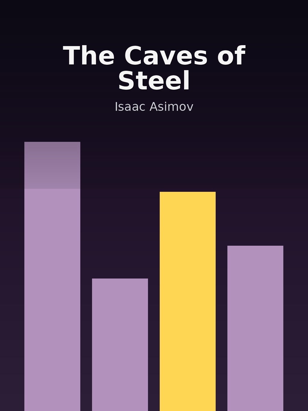 The Caves of Steel by Isaac Asimov book cover