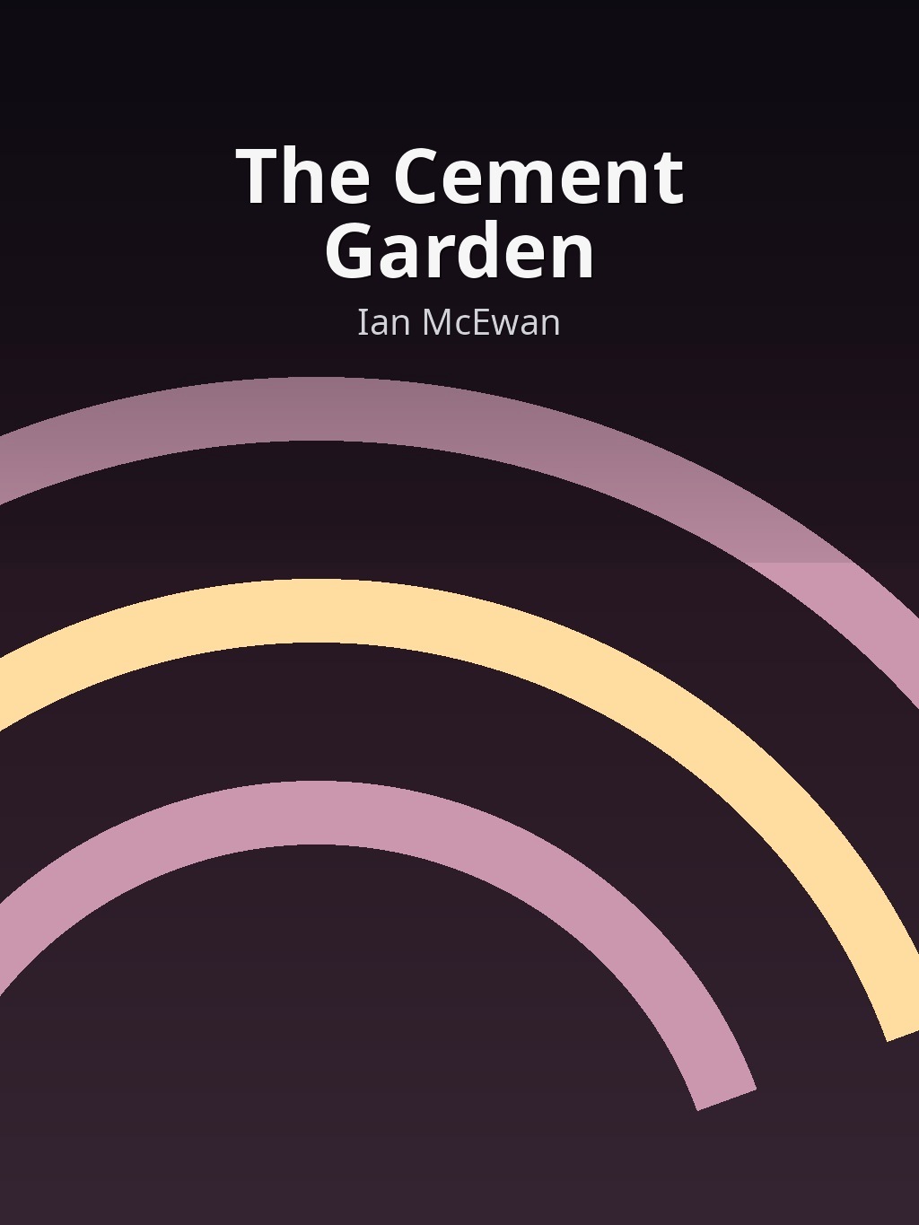 The Cement Garden by Ian McEwan book cover