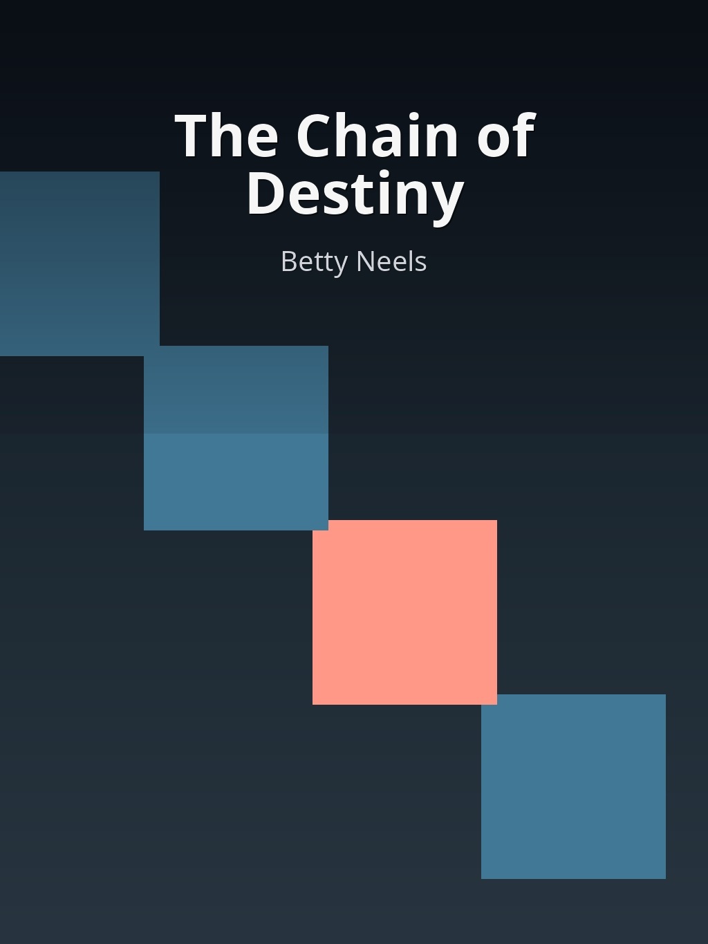 The Chain of Destiny by Betty Neels book cover