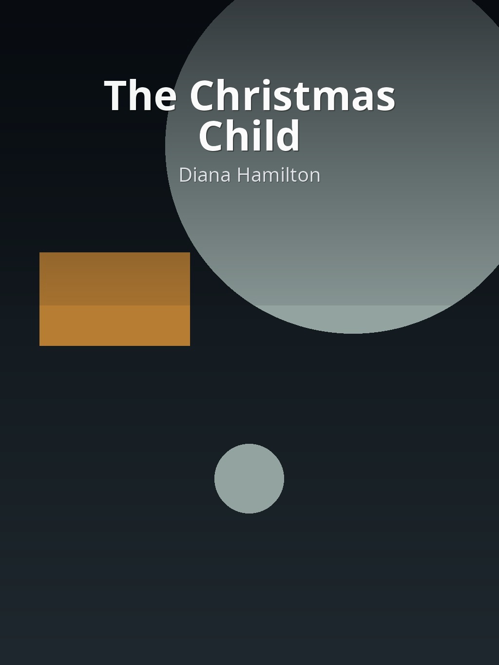 The Christmas Child by Diana Hamilton book cover