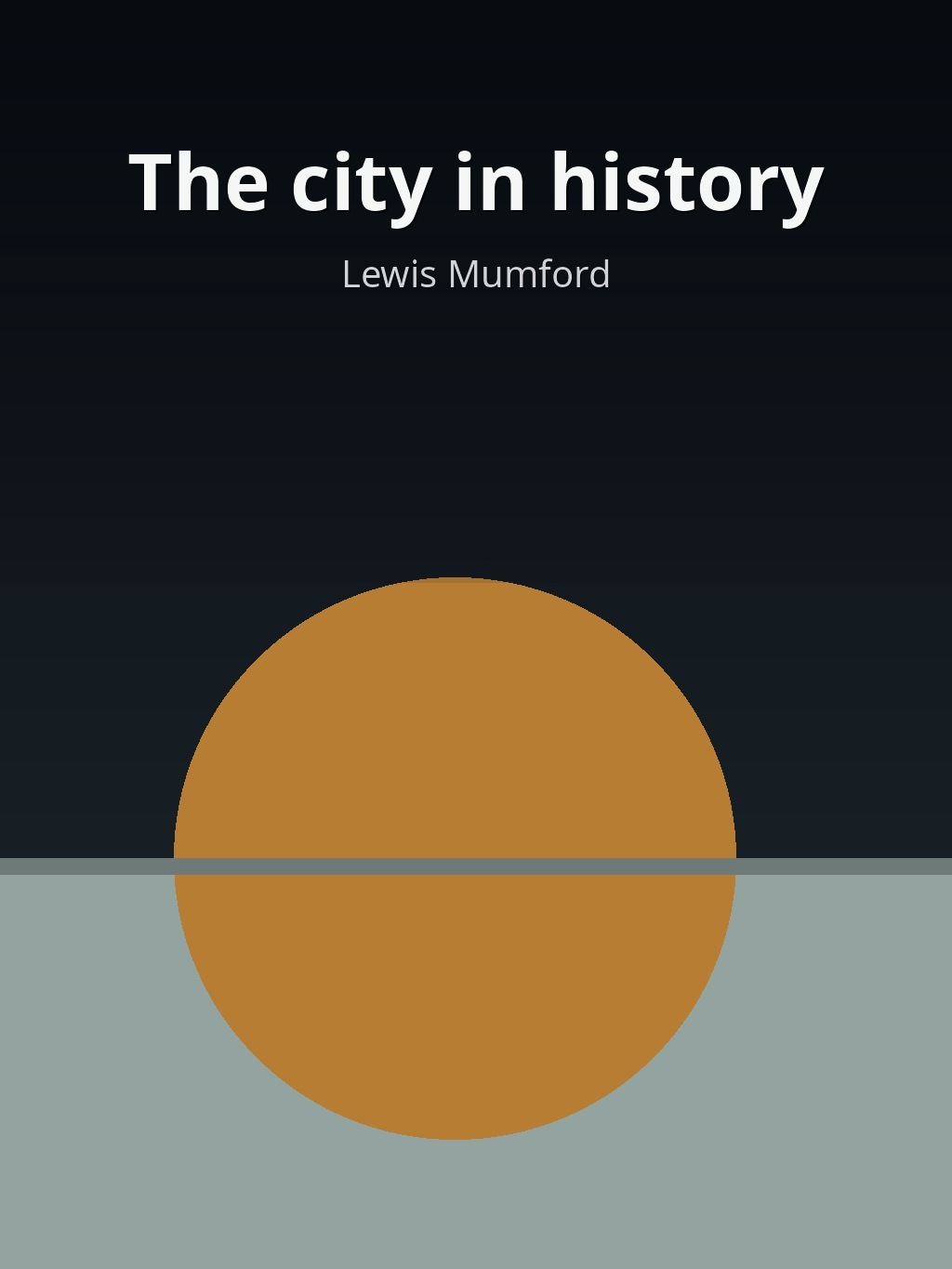 The city in history by Lewis Mumford book cover