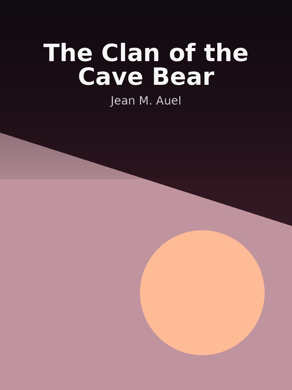 The Clan of the Cave Bear by Jean M. Auel book cover