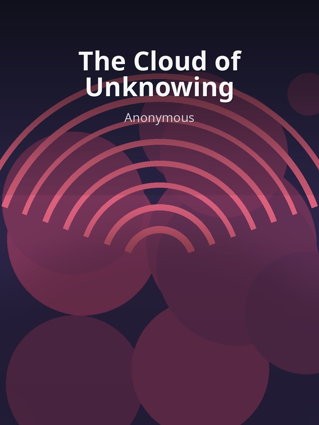 The Cloud of Unknowing by Anonymous book cover