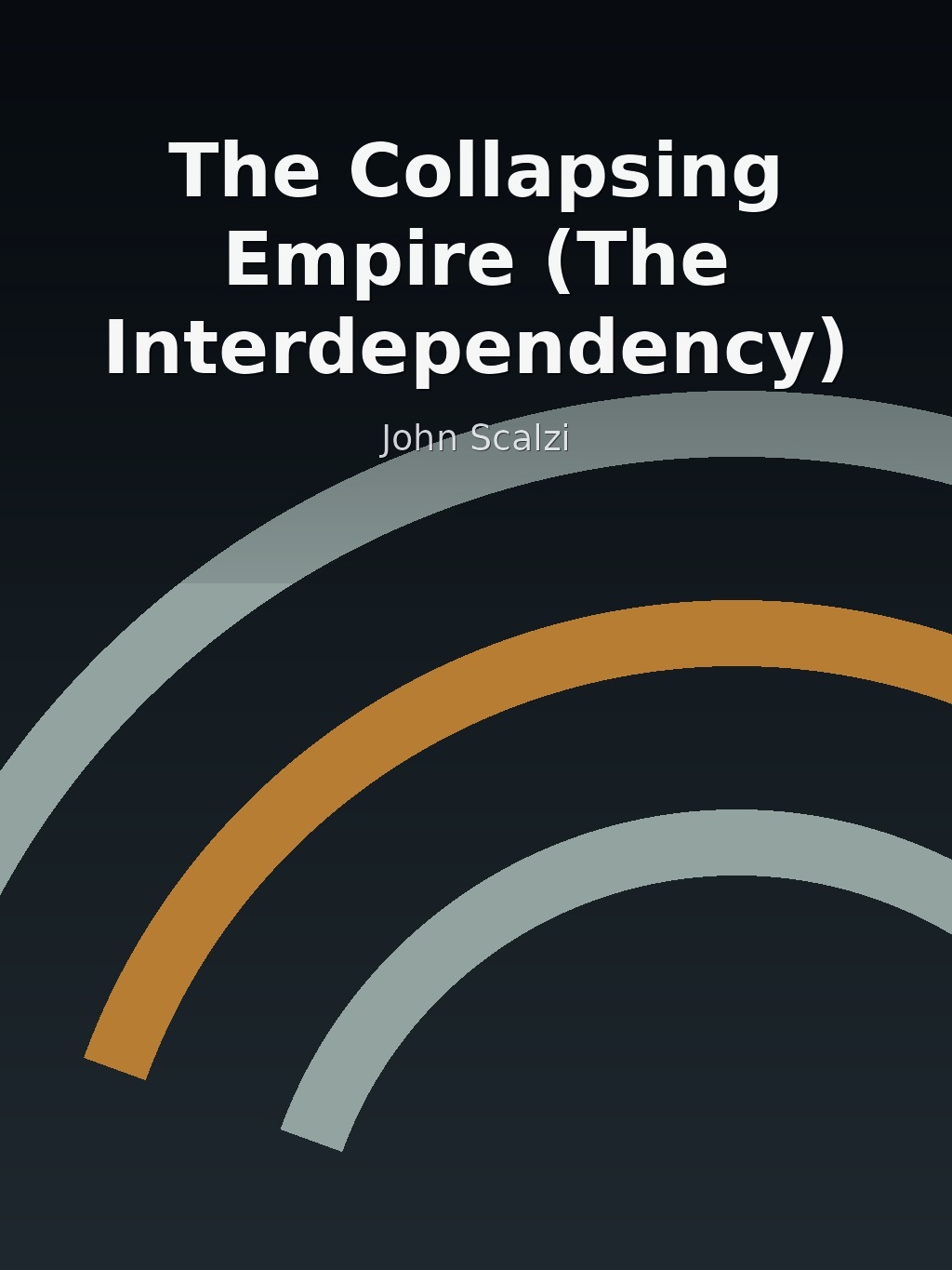 The Collapsing Empire (The Interdependency) by John Scalzi book cover