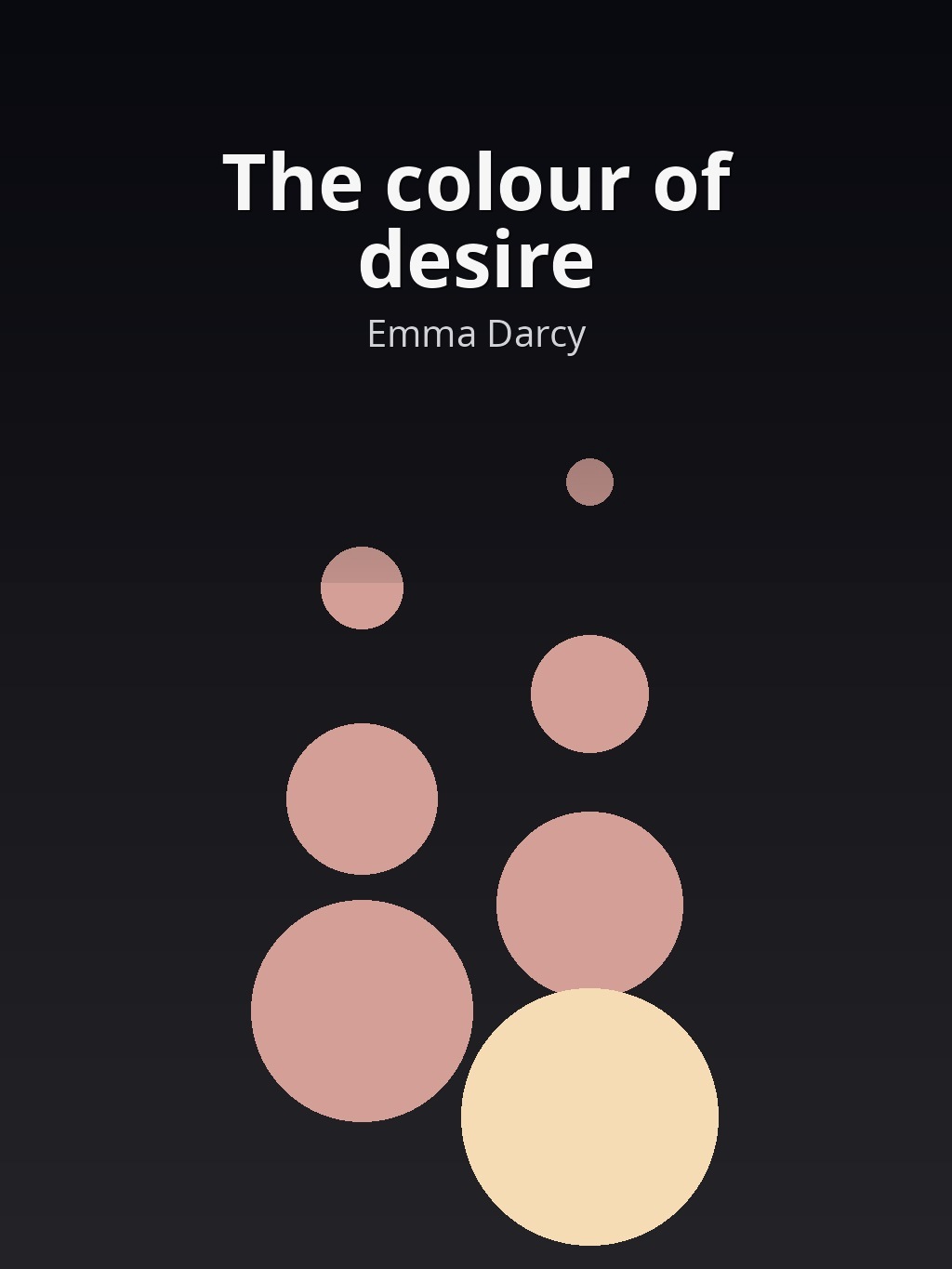 The colour of desire by Emma Darcy book cover